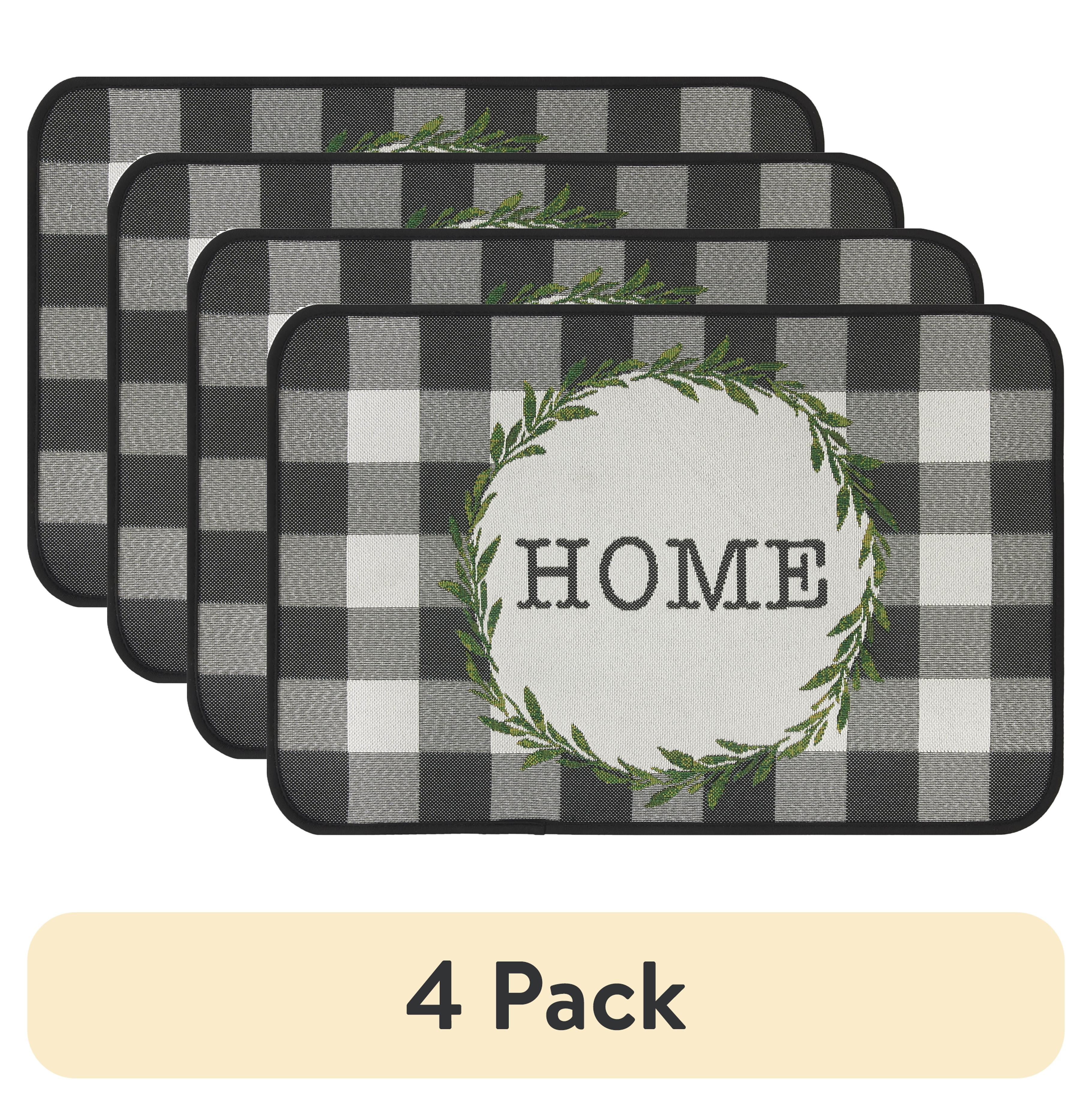 Checked Rug Kitchen Mainstays Buffalo Check Kitchen Rug - 20x30 - Walmart.com