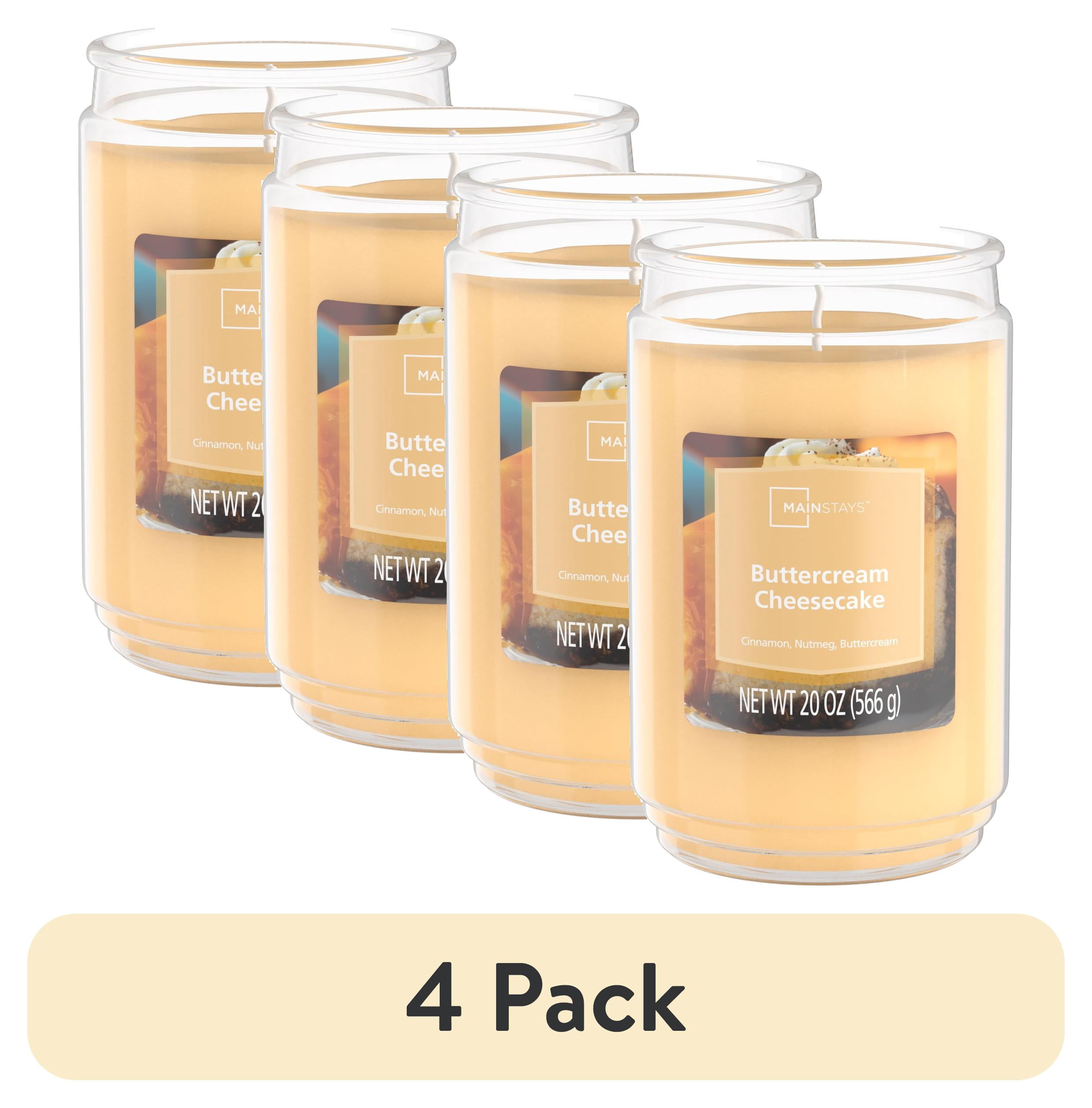 Mainstays Scented Candles 3-Pack - Cinnamon, Clove, Vanilla, 20oz Each, 100+ Hour Burn-983314