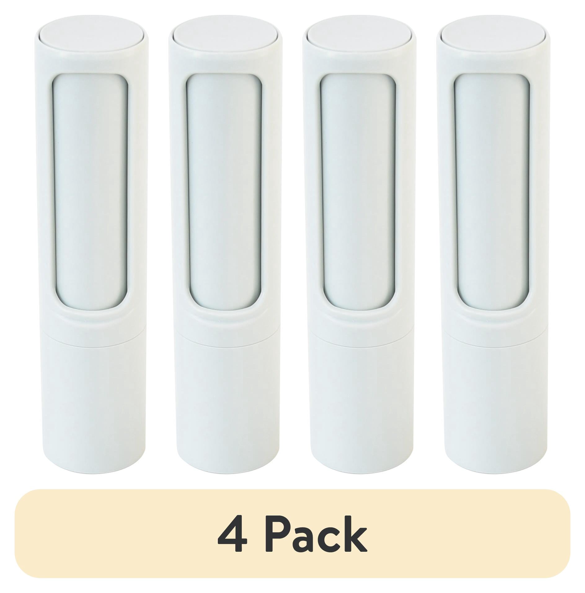 (4 pack) Mainstays Compact Travel Lint Roller with Eco-Friendly Design