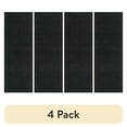 thumbnail interactive-video image 1 of (4 pack) Mainstays Dylan Solid Diamond Olefin Black Indoor Runner Rug, 1'9"x5', 1 of 11
