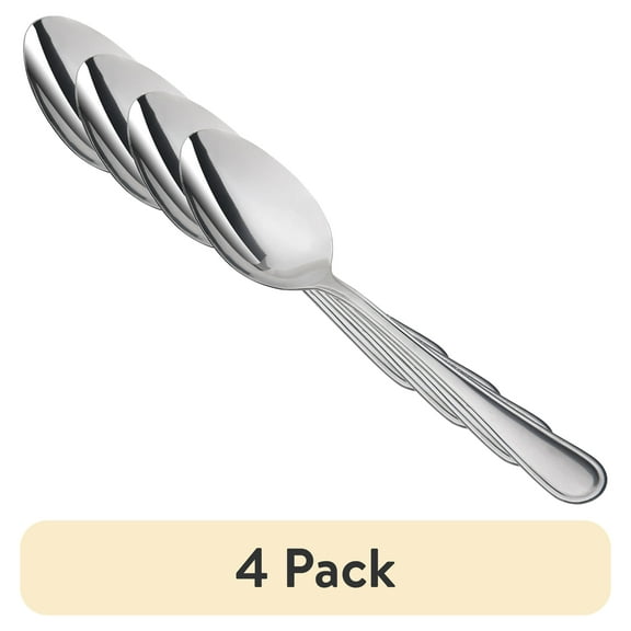 (4 pack) Mainstays Fleetline Serving Spoon