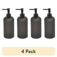 thumbnail image 1 of (4 pack) Mainstays Frosted Black Soap Pump, Plastic, 1 of 8