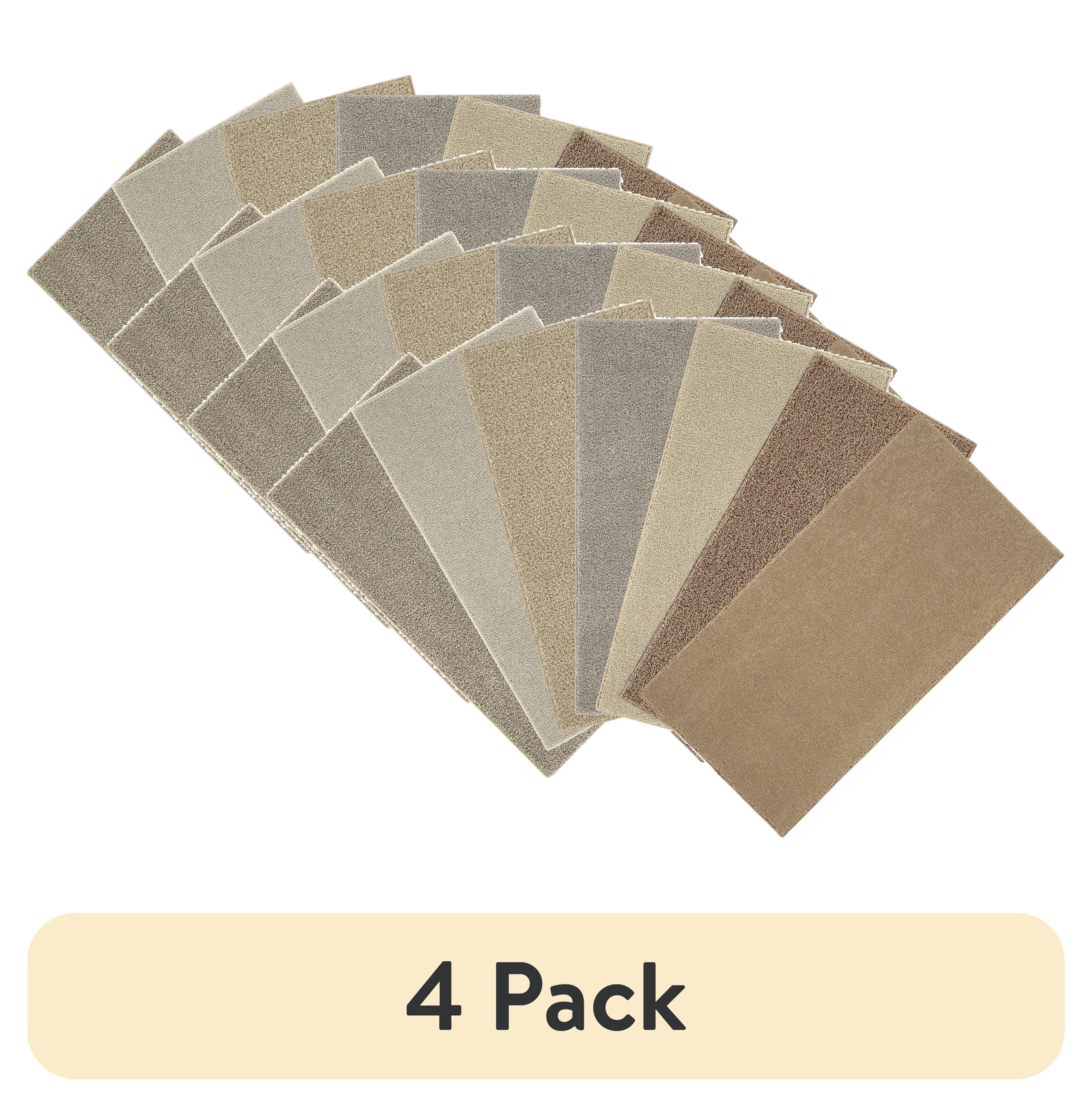 (4 pack) Mainstays Indoor Area Rug, Colors May Vary, 36" x 60"