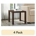 thumbnail image 1 of (4 pack) Mainstays Parsons End Table, Canyon Walnut, 1 of 7