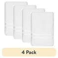 thumbnail image 1 of (4 pack) Mainstays Performance Cotton Bath Towel, Quick Dry, Fade Resistant, White, 1 of 9