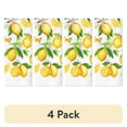thumbnail image 1 of (4 pack) Mainstays Printed Cotton Kitchen Towel, 15"W x 25"L, Lemons, 1 Piece, 1 of 6