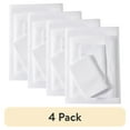 thumbnail image 1 of (4 pack) Mainstays Super Soft Brushed Microfiber Bed Sheet Set, Queen, Arctic White, 4 Piece, 1 of 13
