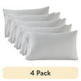 thumbnail image 1 of (4 pack) Mainstays Super Soft Brushed Microfiber Pillowcase Set, King, Grey Strai, 2 Piece, 1 of 6