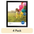 thumbnail image 1 of (4 pack) Mainstays Thin Rounded 8x10 Black Picture Frame, 1 of 4