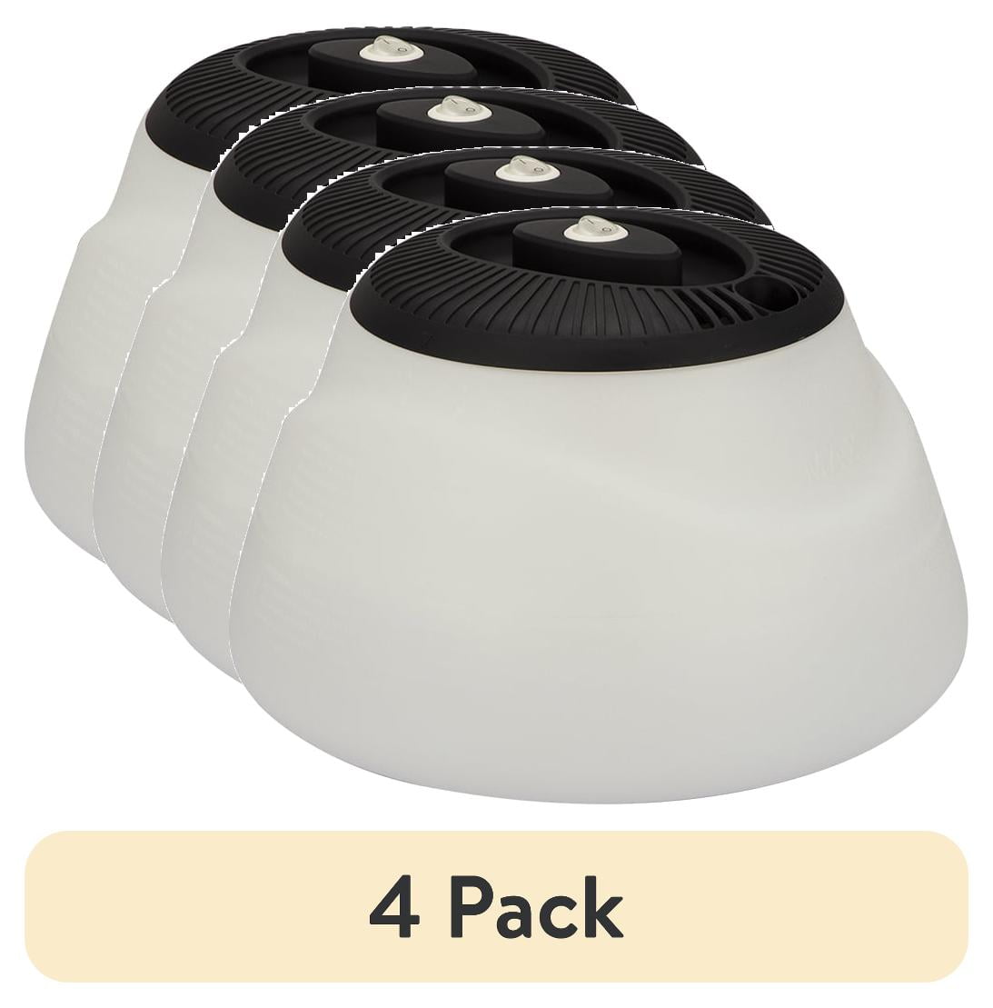 (4 pack) Mainstays 1.25gallon Warm Steam Vaporizer, HF3105A, White
