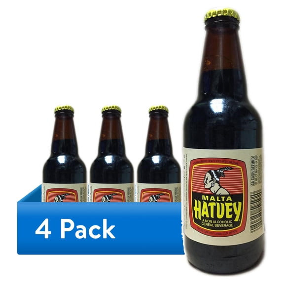 (4 pack) Malta Hatuey, 12 oz