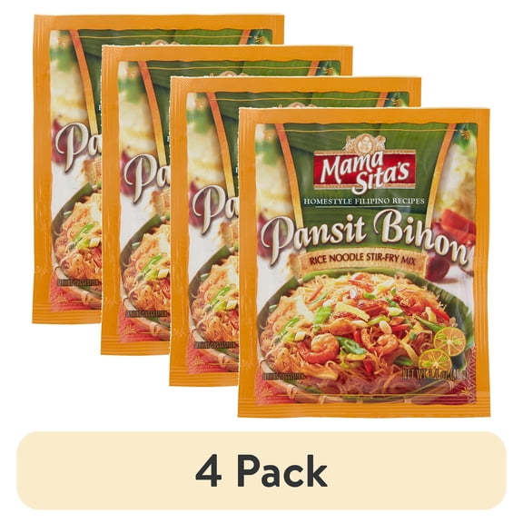 (4 pack) Mama Sita Pansit Bihon Stir Fry Mix, 40 Gram