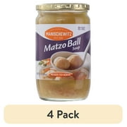 (4 pack) Manischewitz Matzo Ball Soup Mix, 24 oz