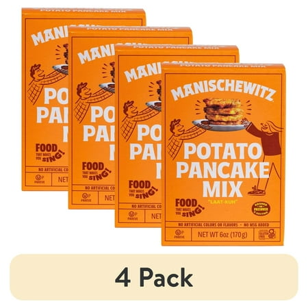 (4 pack) Manischewitz, Mix Potato Pancake, 6 Oz