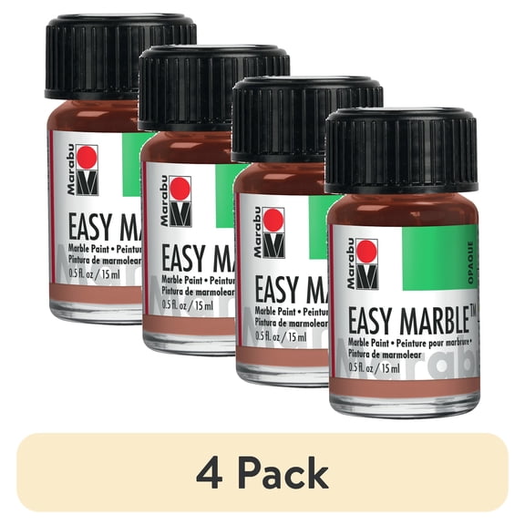 (4 pack) Marabu Easy Marble 15ml-Rose Gold