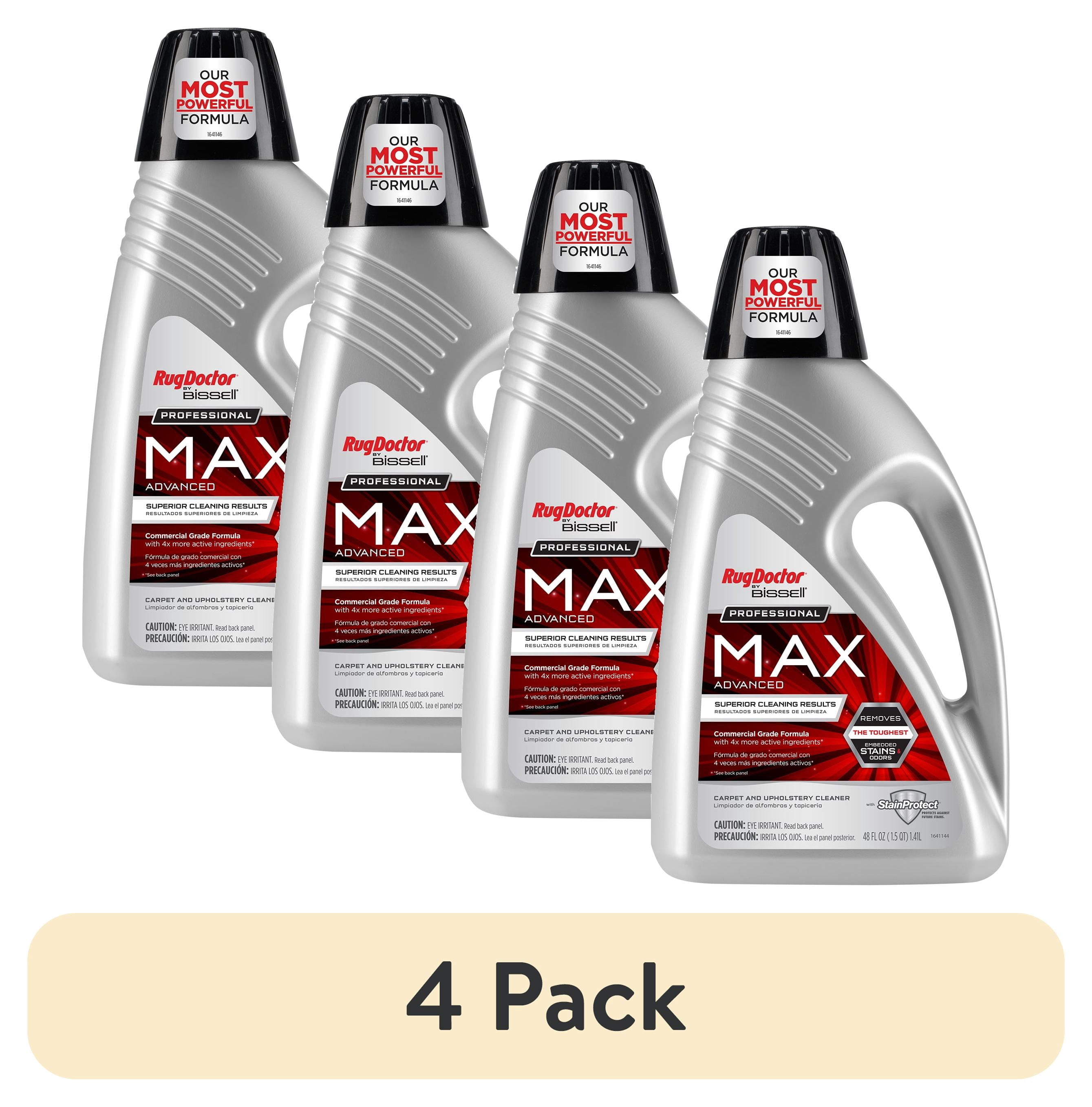 (4 pack) Rug Doctor by BISSELL Max Advanced Carpet Cleaner Solution 48oz