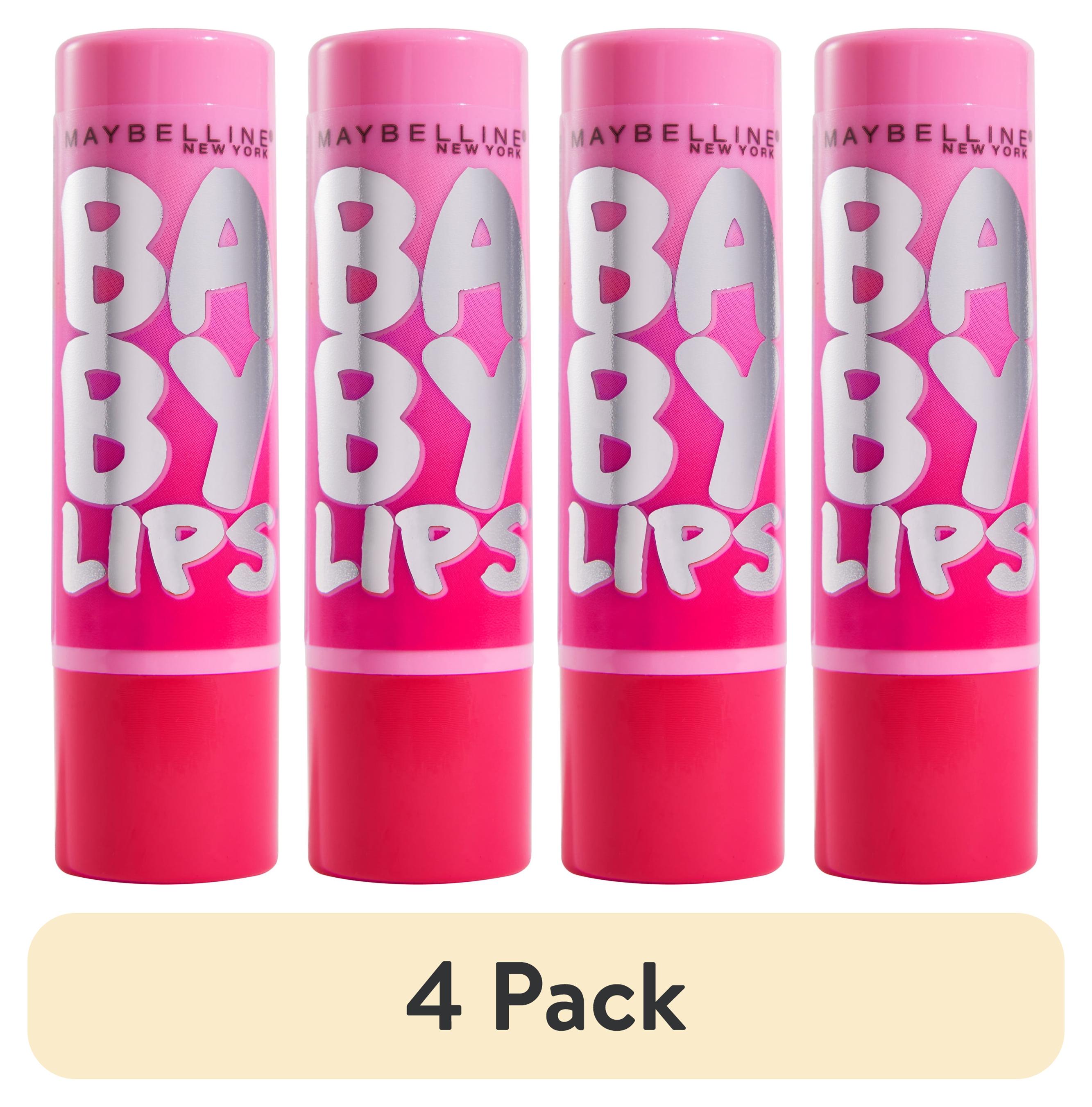 MAYBELLINE BABY LIPS PINK GLOW 6個セット 4-pack-Maybelline-Baby-Lips-