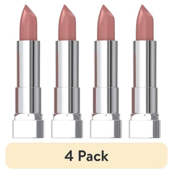 (4 pack) Maybelline Color Sensational Cream Finish Lipstick, Touchable Taupe