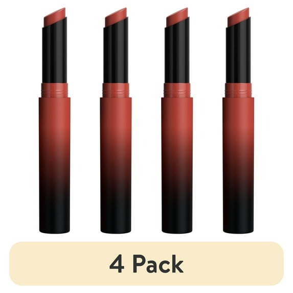 (4 pack) Maybelline Color Sensational Ultimatte Slim Lipstick Makeup, More Rust, 0.06 oz.