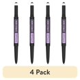 thumbnail image 1 of (4 pack) Maybelline Express Brow 2-in-1 Pencil and Powder, Eyebrow Makeup, Black Brown, 0.02 fl. oz., 1 of 9