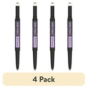 4 pack Maybelline Express Brow 2-In-1 Pencil and Powder Eyebrow Makeup, Blonde