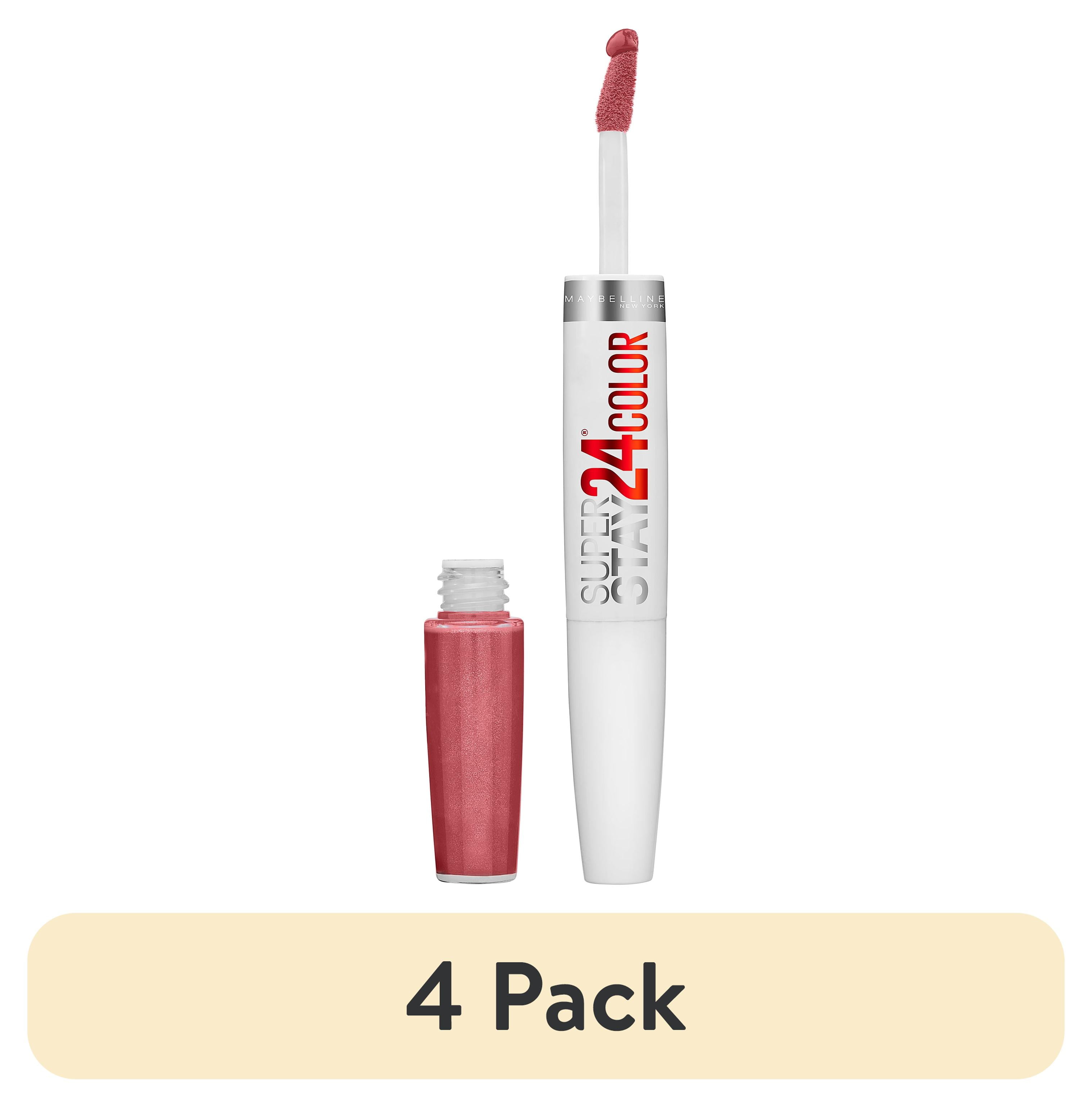 (4 pack) Maybelline SuperStay 24 2-Step Liquid Lipstick, Forever Chestnut