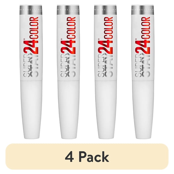 (4 pack) Maybelline SuperStay 24 2-Step Liquid Lipstick Makeup, Infinite Petal, 1 kit