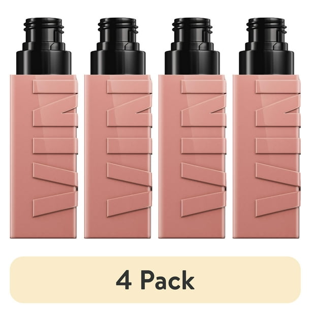 4 pack) Maybelline Super Stay Vinyl Ink Liquid Lipstick, Long