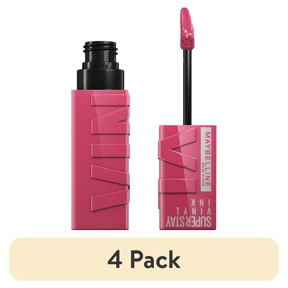 (4 pack) Maybelline SuperStay Vinyl Ink Liquid Lipstick, Coy