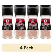 (4 pack) McCormick Himalayan Pink Salt Grinder, 2.5 oz Bottle