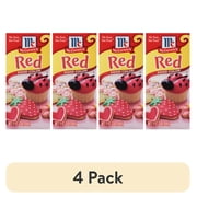 (4 pack) McCormick Red Food Color, 1.0 fl oz Box