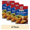 thumbnail image 1 of (4 pack) McCormick GOLDEN DIPT Beer Batter Seafood Batter Mix, 10.0 oz Box, 1 of 14