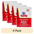 thumbnail image 1 of (4 pack) McCormick Pure Ground Black Pepper, 6.0 oz Can, 1 of 27