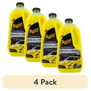 (4 pack) Meguiars Ultimate Car Wash and Wax, Hybrid Glossy Shine and Protection, 48 fl oz.