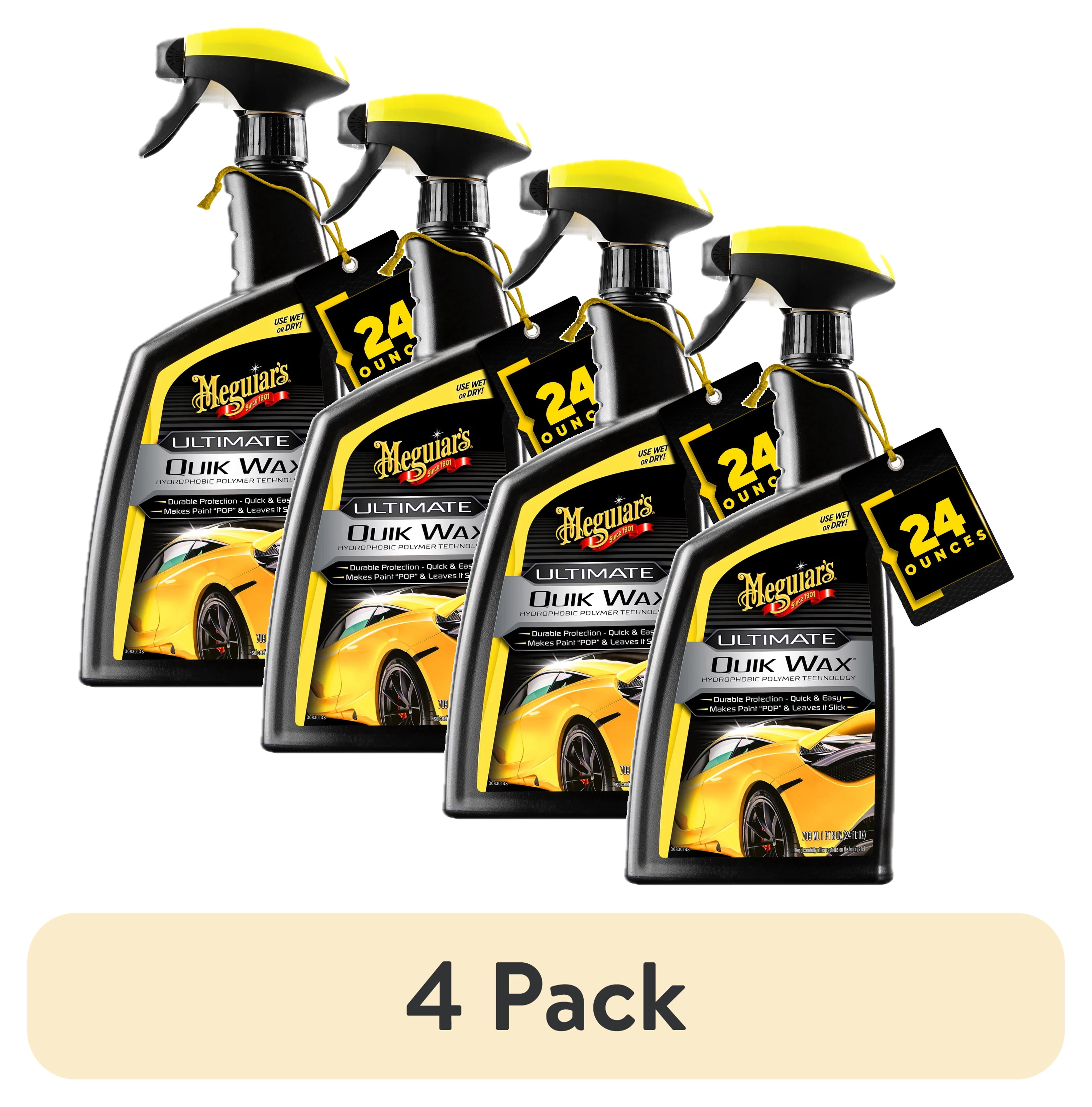 (4 pack) Meguiar's Ultimate Quik Wax, G200924, 24oz