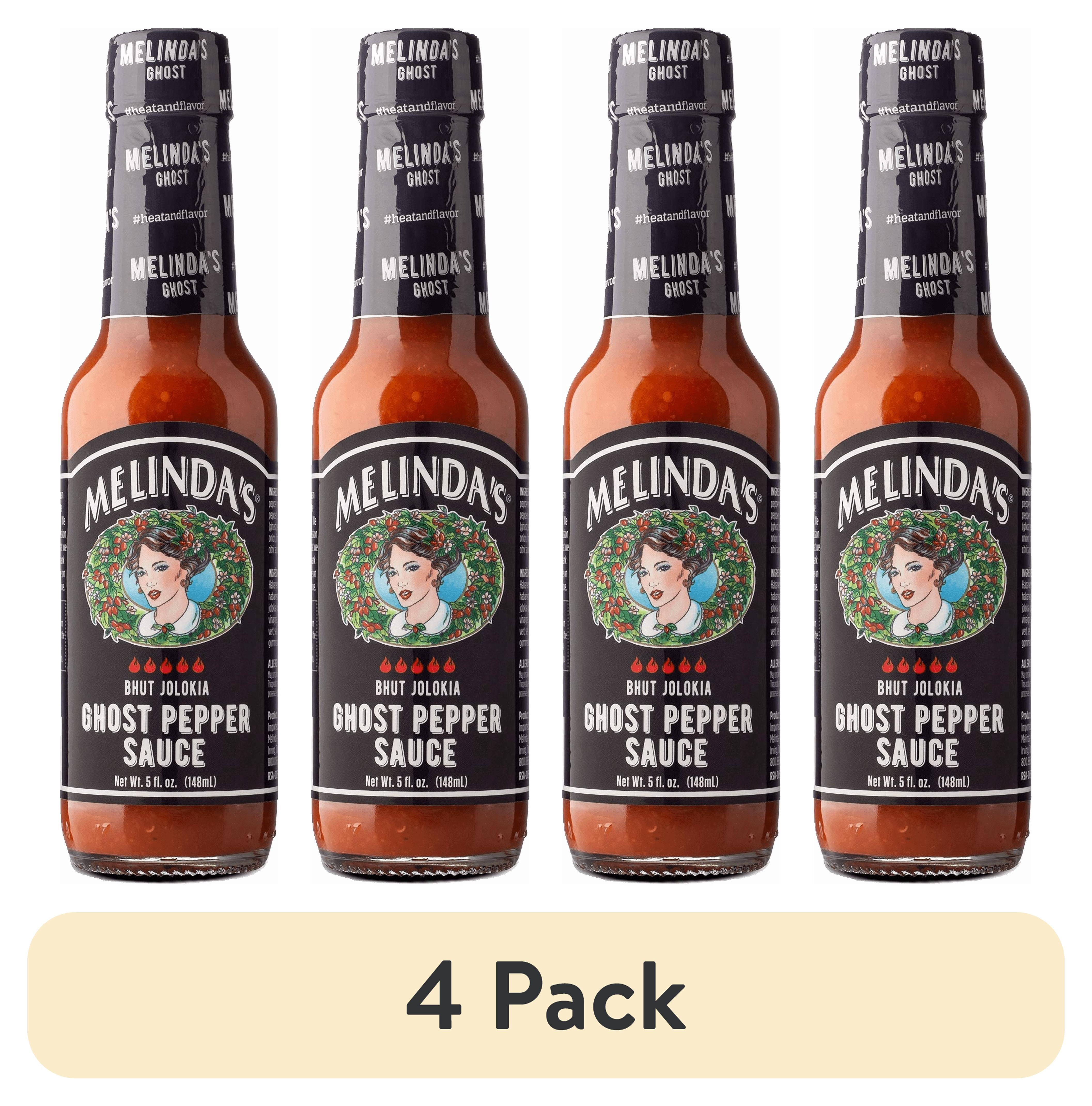 (4 pack) Melinda's Ghost Pepper Hot Sauce