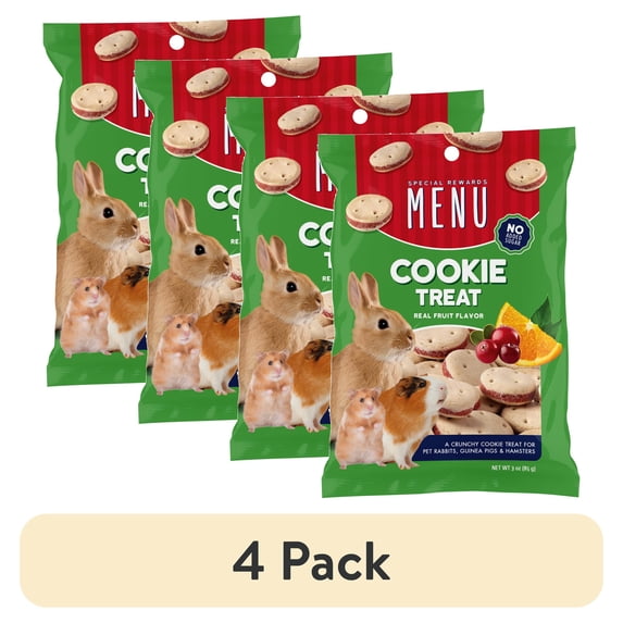 (4 pack) Menu Cookies with Cranberries Rabbit, Guinea Pig, & Hamster ... - Guinea Pig Cranberry Treat Recipe