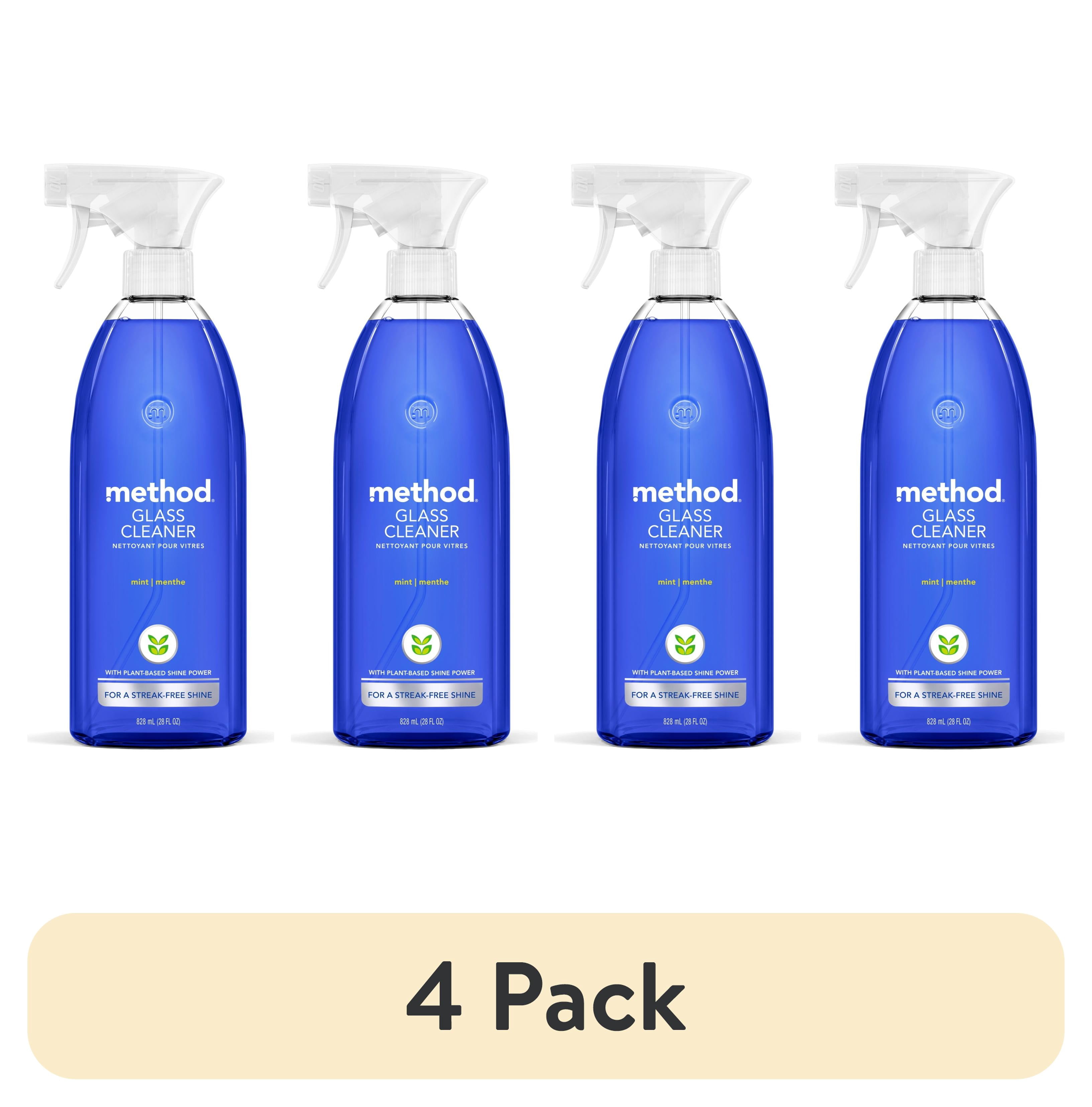 (4 pack) Method Mint Glass Cleaner, 28 fl oz