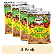 (4 pack) Mexicali Rose Fat Free Refried Beans The Original World's Greatest Instant Home Style, 6 oz