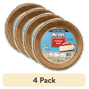 (4 pack) Mi-Del Gluten Free Graham Style Pie Crust, 7.1oz Ready to Eat