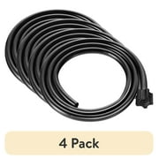 4 pack Midea Universal Dehumidifier Drain Hose, Adjustable Cord Length 6.5-feet Max, Black, 1 Piece Pack, Model MAADH02