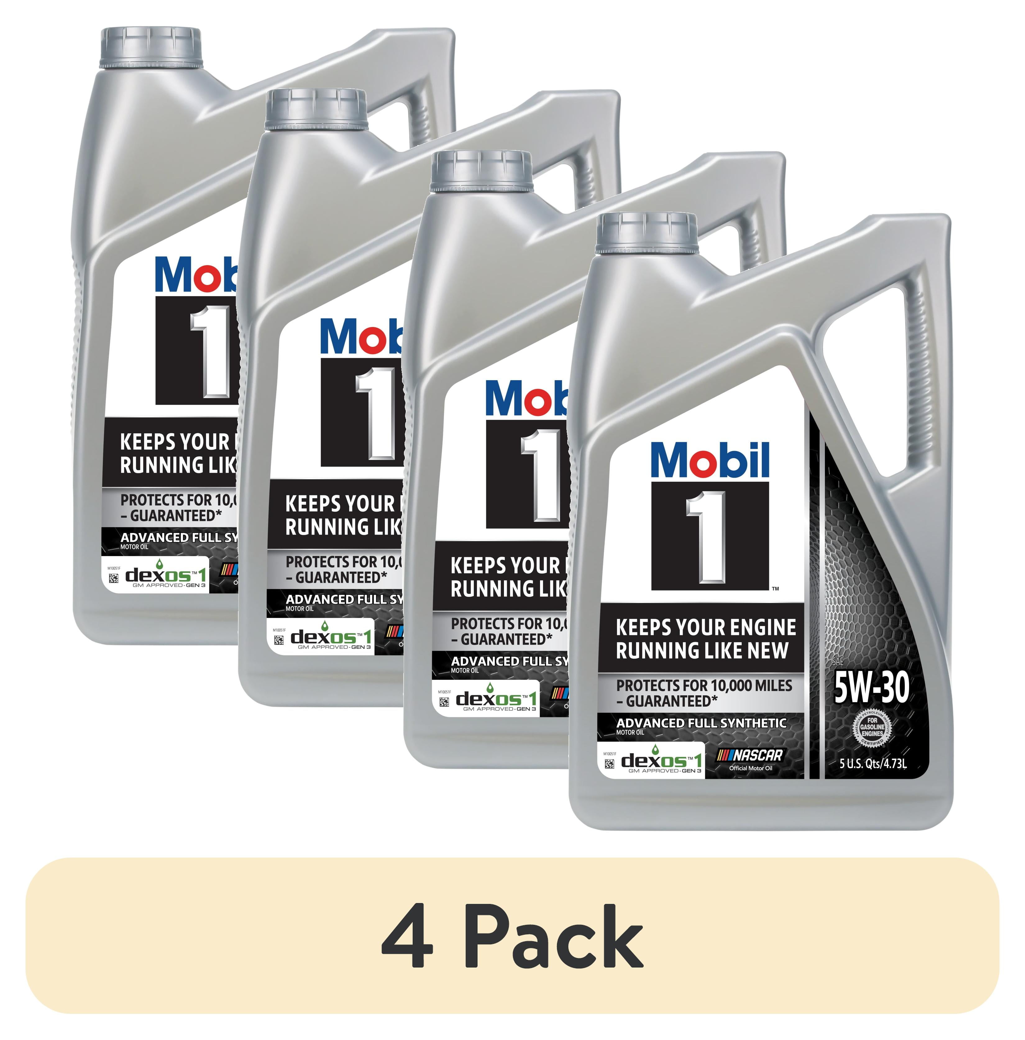 Mobil Advanced Full Synthetic Motor Oil 5W-30, Quart Walmart