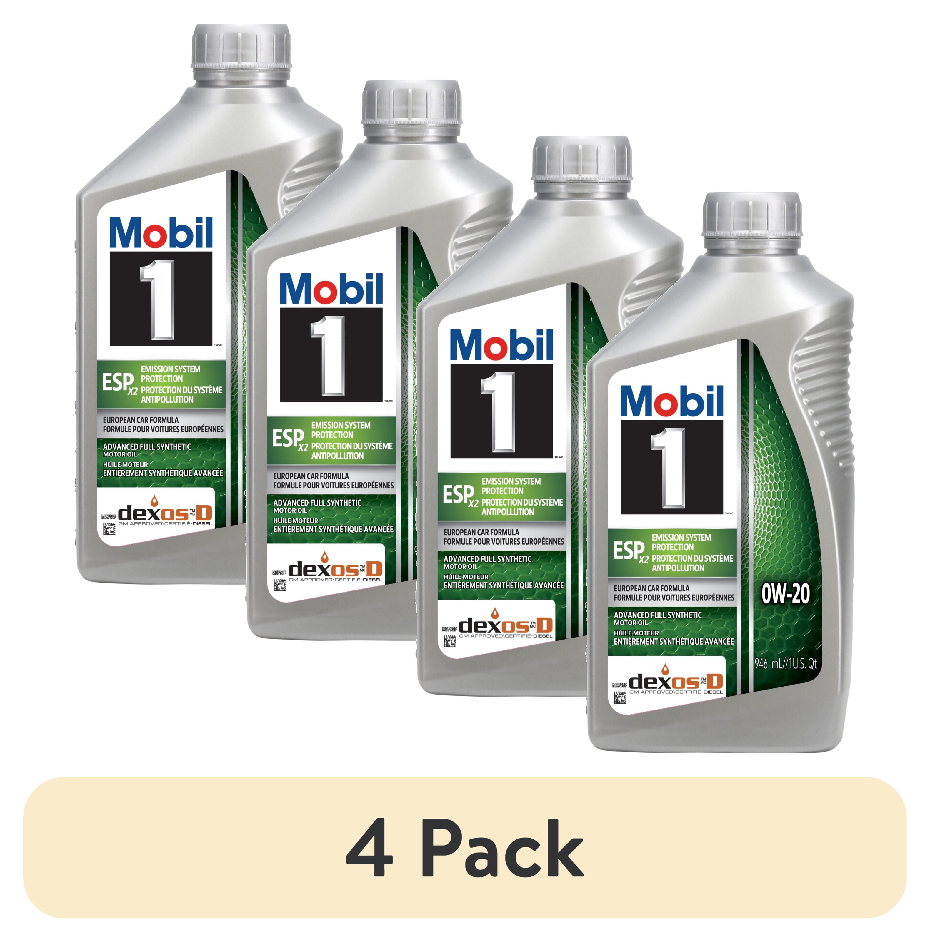 Mobil 1 ESP X2 0W-20 5Lボトル2本 2 pack) Mobil 1 ESP X2 Full Synthetic Motor Oil 0W-20, 1