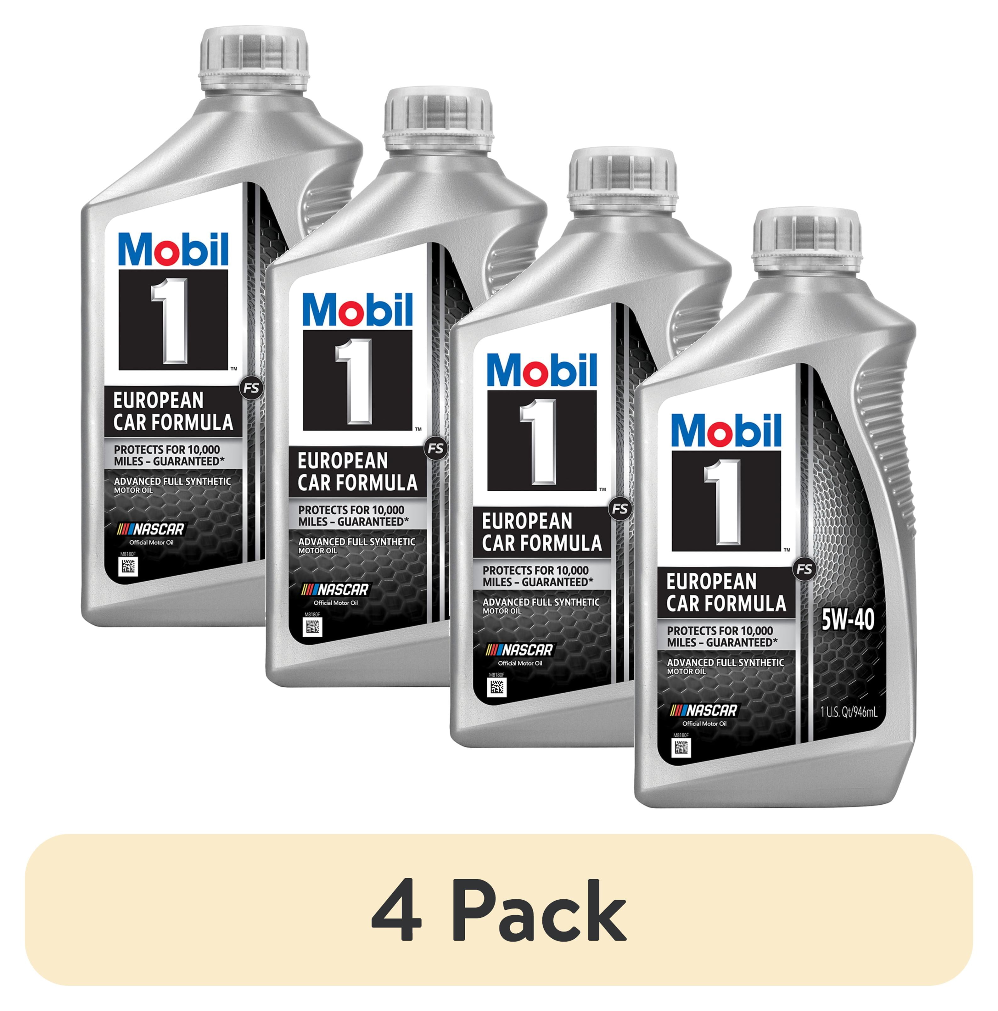 5 pack) Mobil 1 FS European Car Formula Full Synthetic Motor Oil
