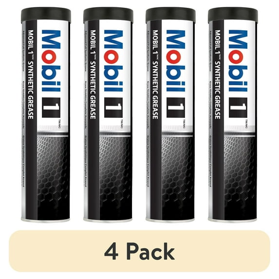 (4 pack) Mobil 1 Synthetic Grease, 13.4 oz