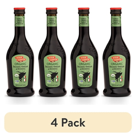 (4 pack) Monari Federzoni Balsamic Vinegar Of Modena Organic, 17 Fl Oz.