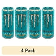 thumbnail image 1 of (4 pack) Monster Ultra Fiesta Mango, Sugar Free Energy Drink, 16 fl oz Single Aluminum Can-Pack Of 2, 1 of 4