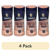 (4 pack) Morton All-Natural Coarse Himalayan Pink Salt, 17.6 Oz