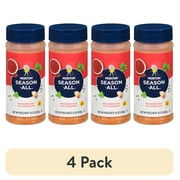 (4 pack) Morton® Season-All Seasoned Salt - Blend of Salt and Savory Spices, for BBQ, Grilling, and Potatoes, 16 oz Canister