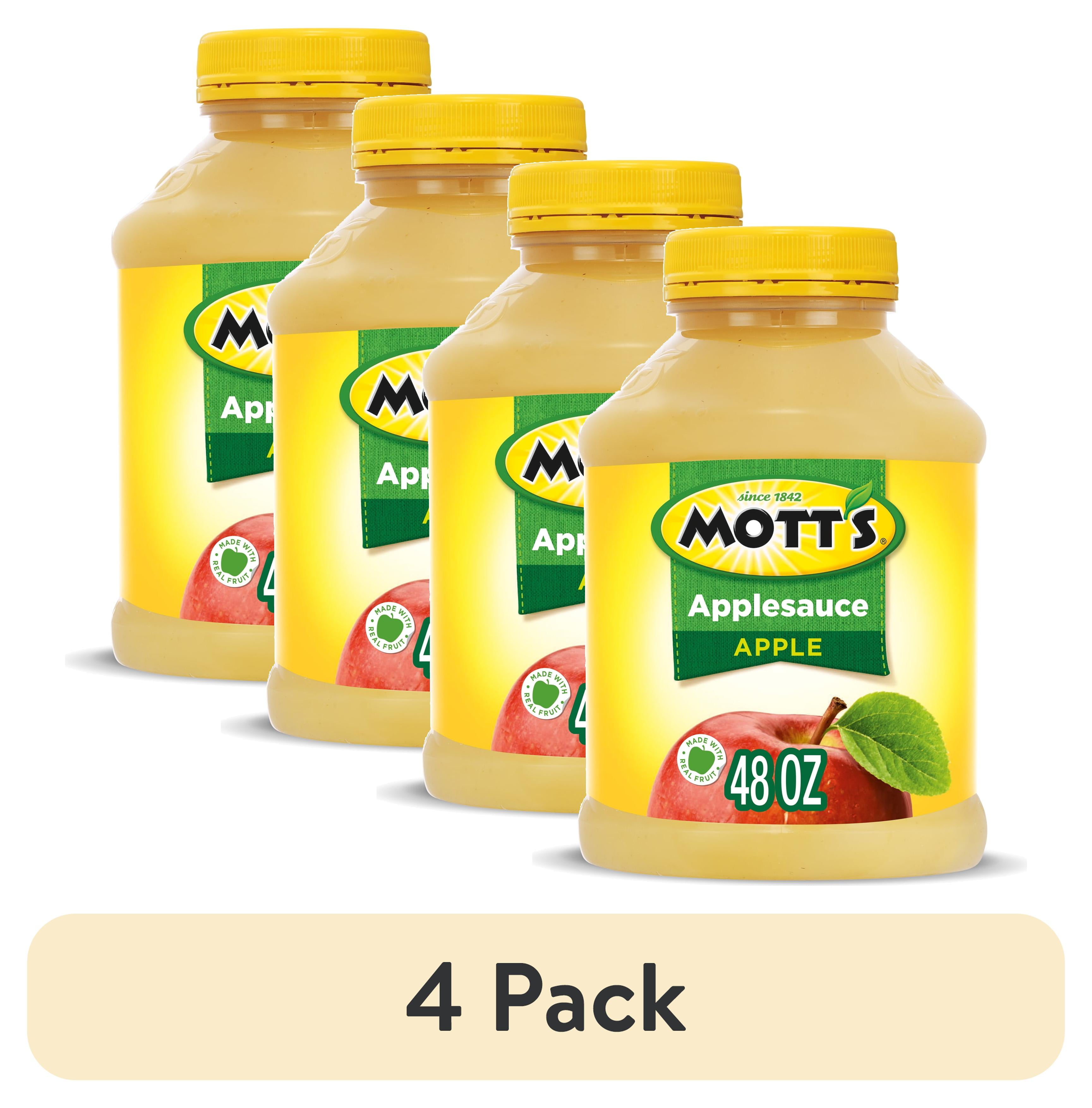 (4 pack) Mott's Applesauce, 48 Ounce Jar